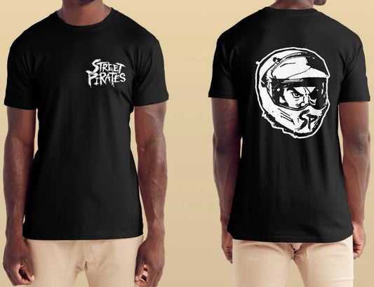 Street Pirates Helmet T-Shirt Black Size Medium